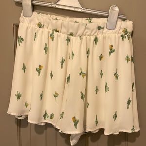 Cute cactus flowy shorts!